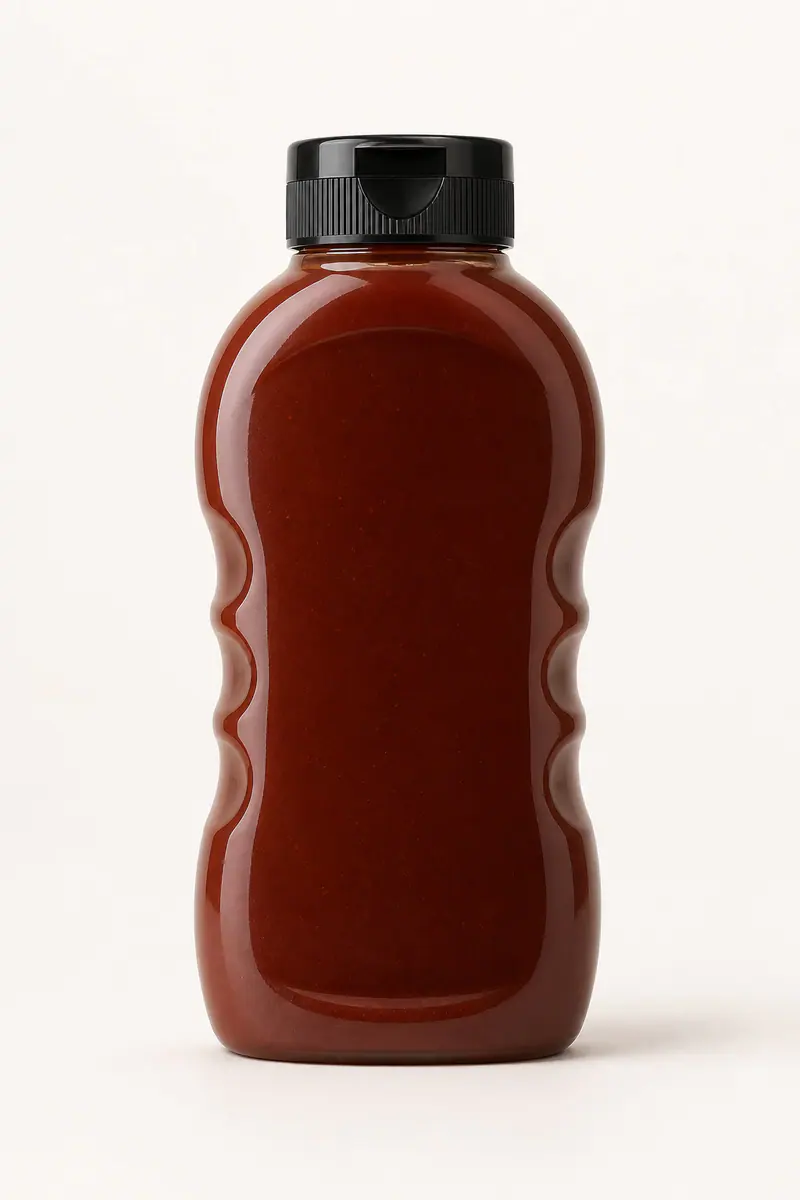 Flacons souples doseurs pour sauce barbecue – vue du produit