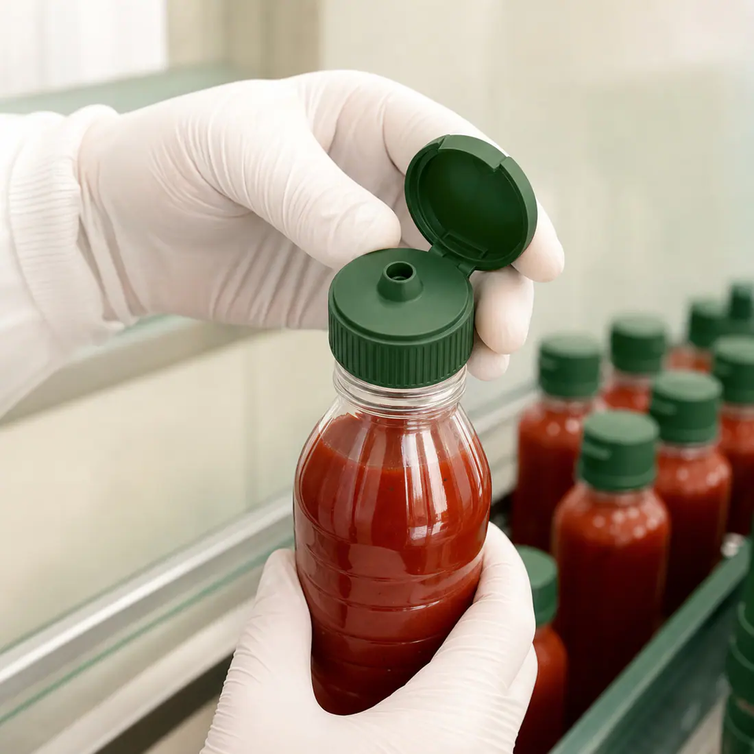 Bouchons et fermetures en situation d'utilisation