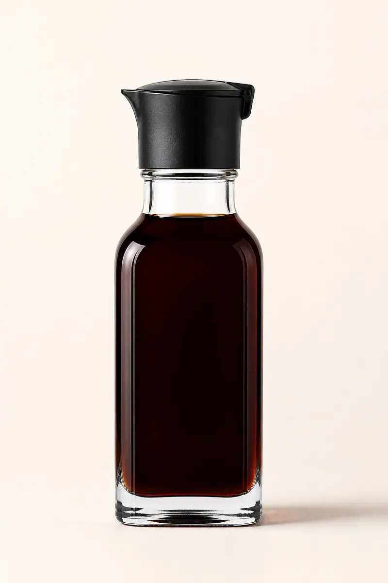 Bouteilles de sauce soja avec verseur doseur – vue du produit