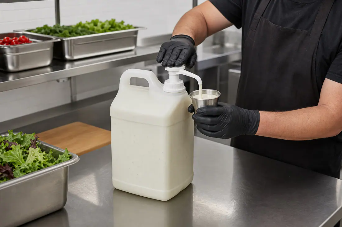 Contenants pour vinaigrettes destinés à la restauration – utilisation pour le conditionnement alimentaire