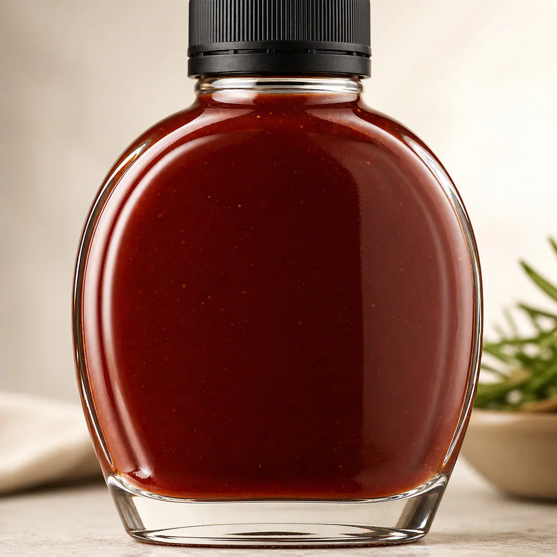 Bouteilles en verre pour condiments détail du matériau et de la fabrication
