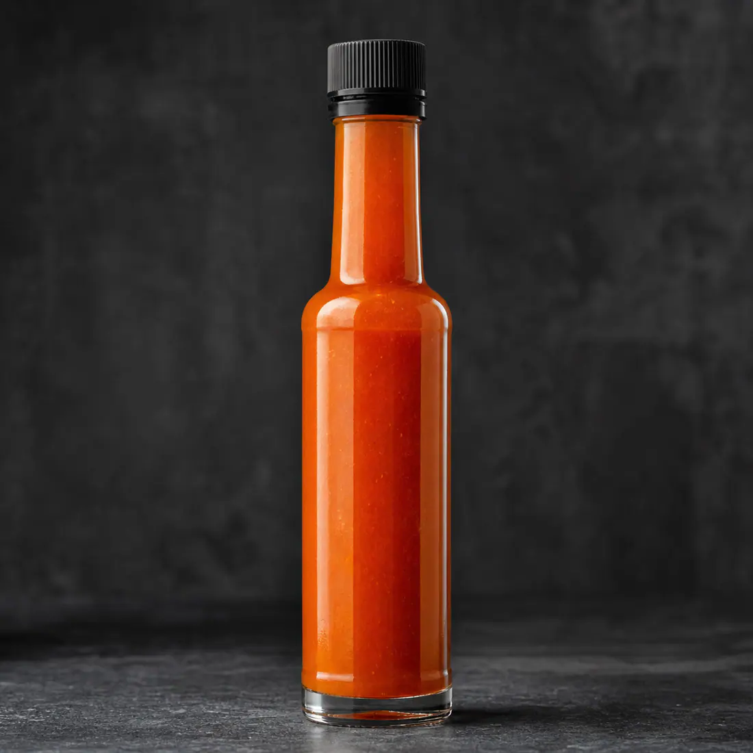 Bouteilles Woozy en verre pour sauce piquante détail du matériau et de la fabrication