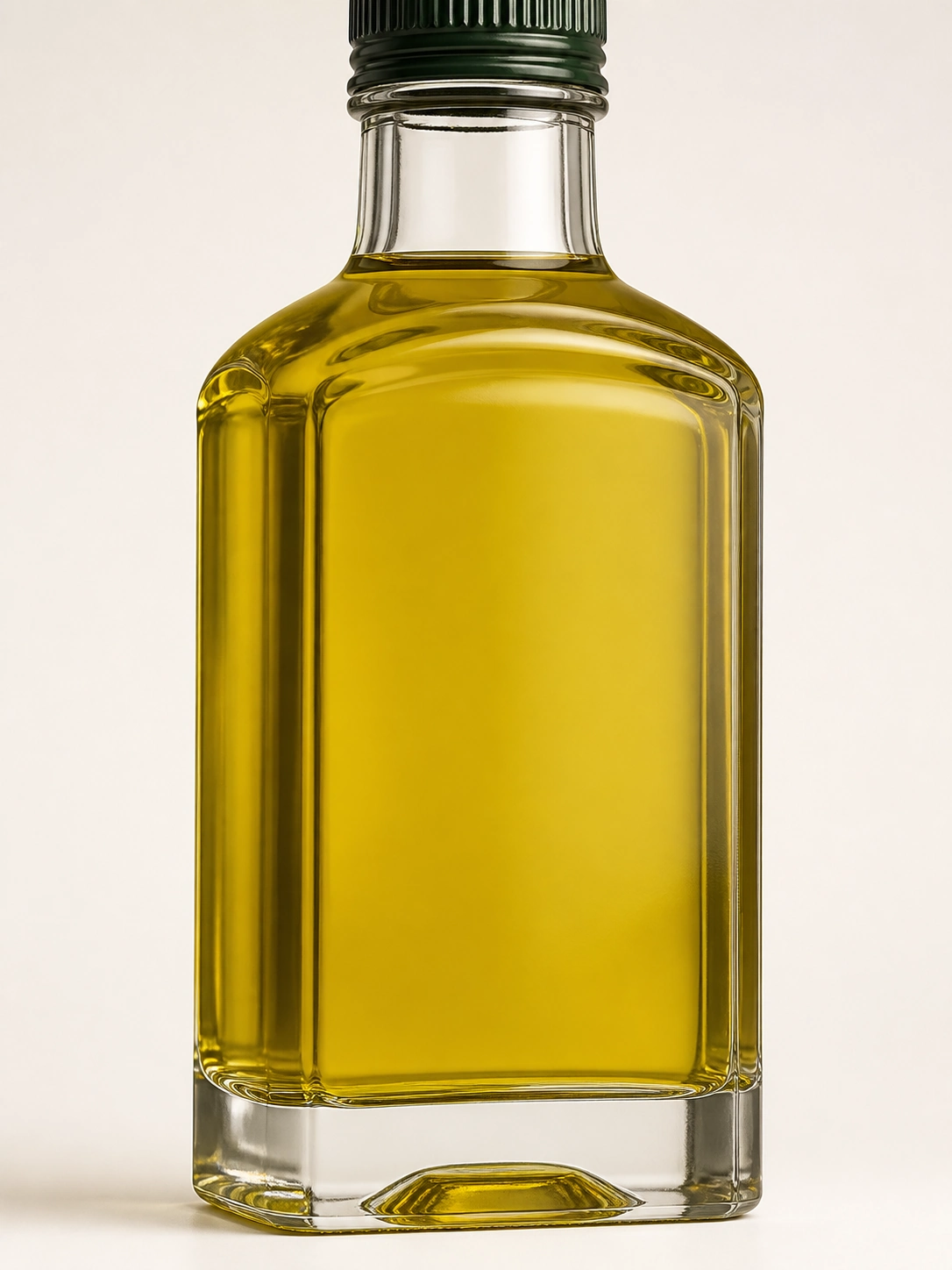 Bouteille en verre pour huile d’olive 1 L détail du matériau et de la fabrication