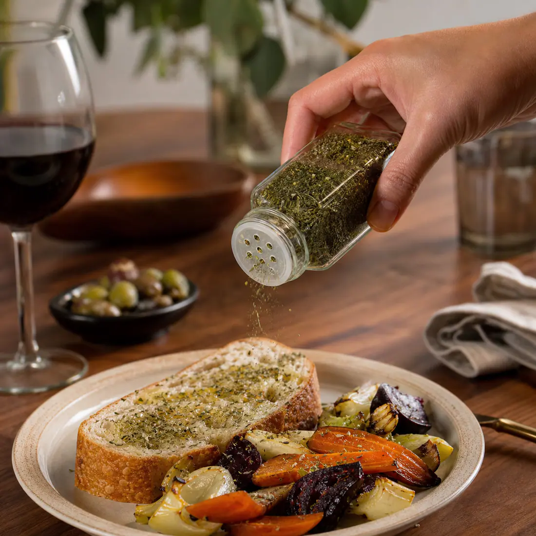 Pots à épices en verre avec couvercle métallique – utilisation pour le conditionnement alimentaire