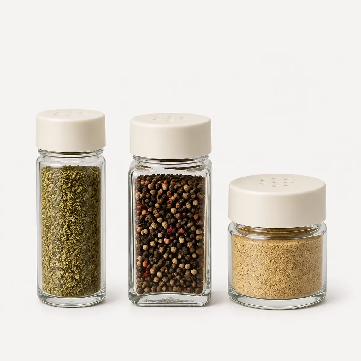 Saupoudreuses en verre pour marques et conditionneurs – produit similaire