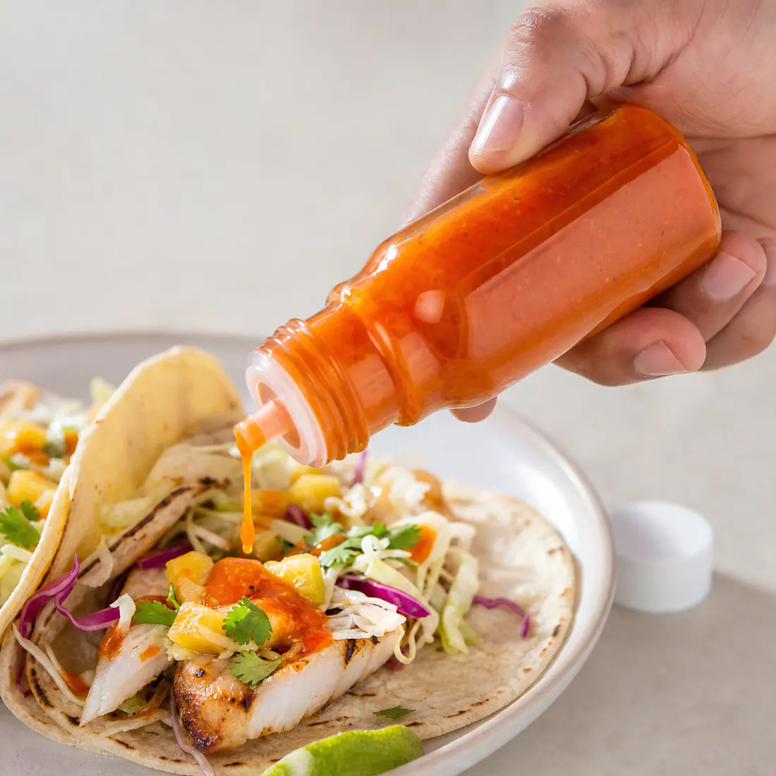 Bouteilles woozy pour sauce piquante – utilisation pour le conditionnement alimentaire