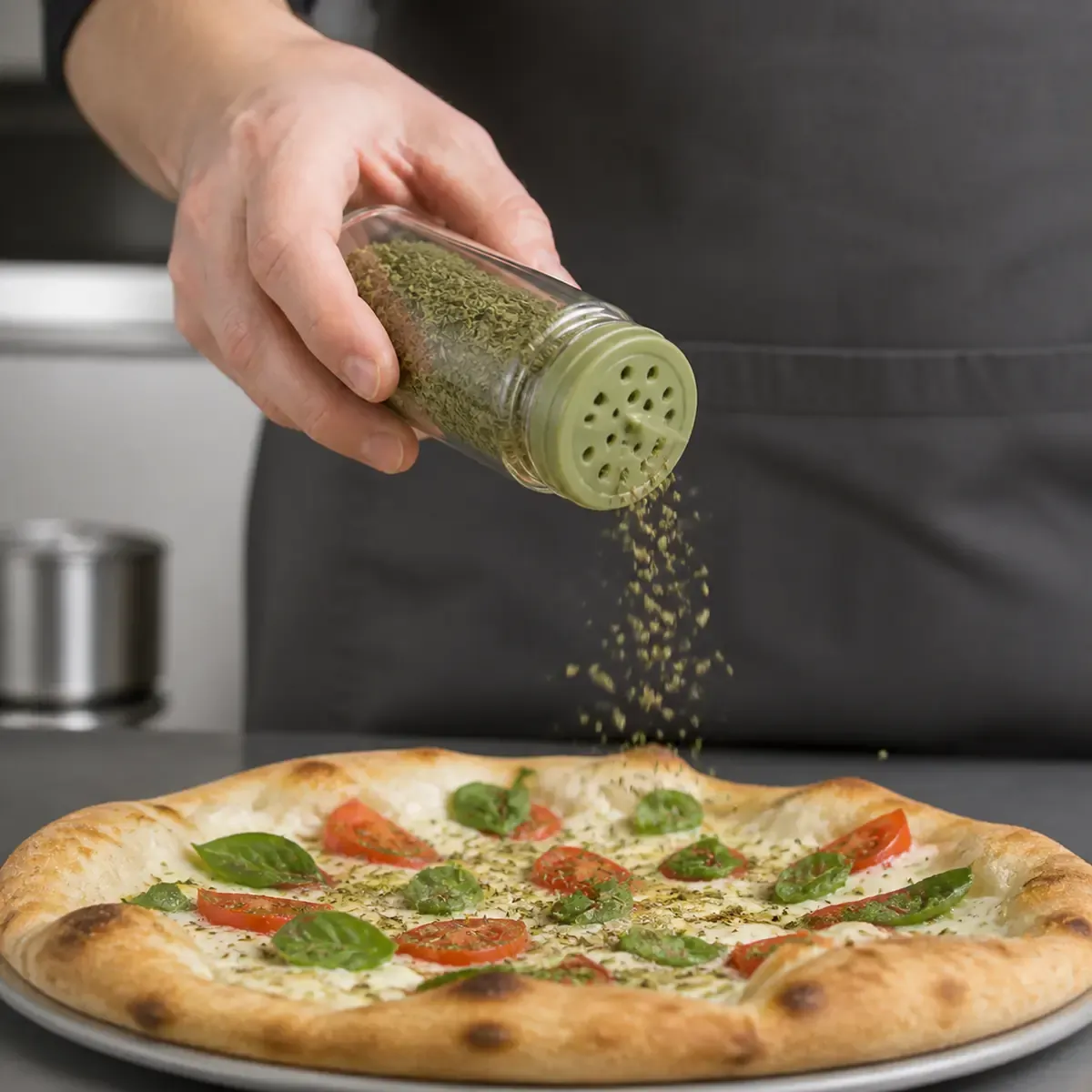 Saupoudreuse en verre à gros trous pour herbes – utilisation pour le conditionnement alimentaire