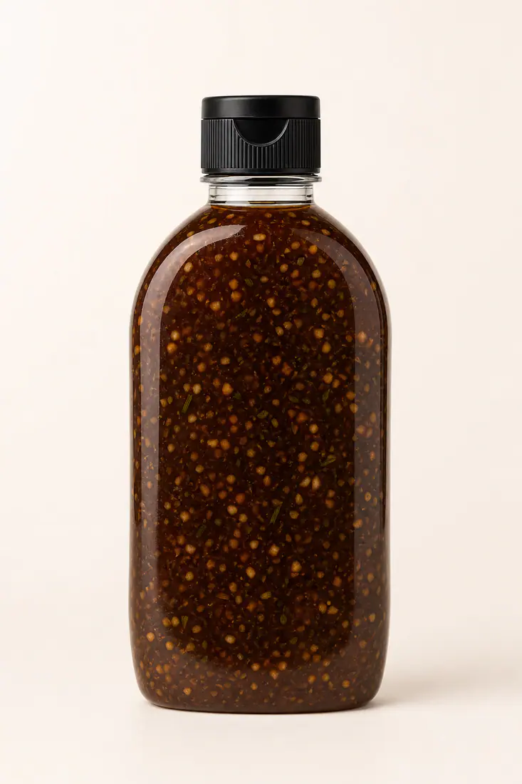 Bouteilles pour marinades – vue du produit
