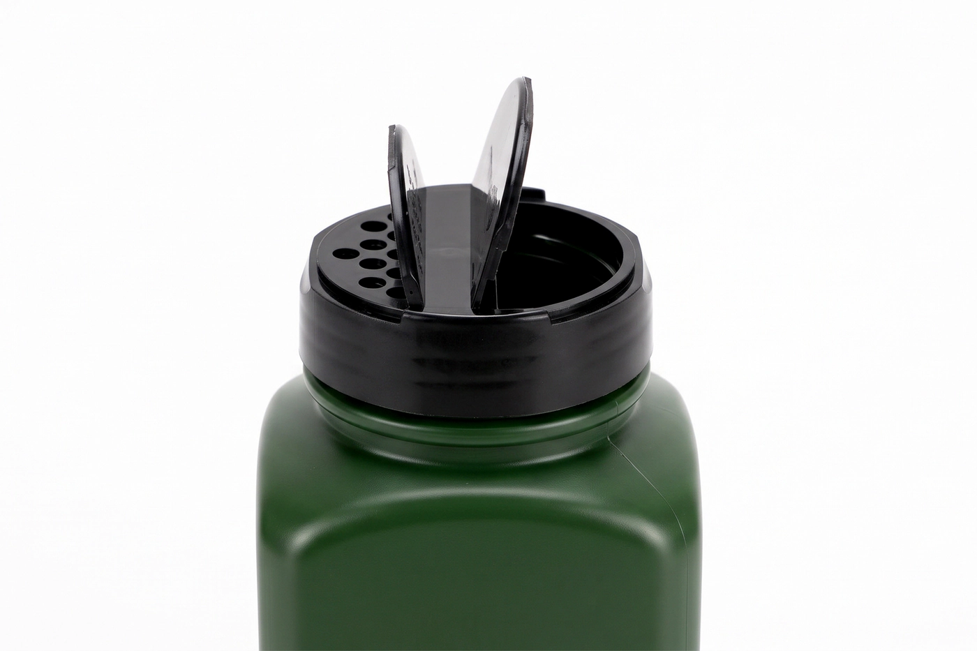 Pot opaque pour épices 120 ml détail du bouchon et de l'étanchéité