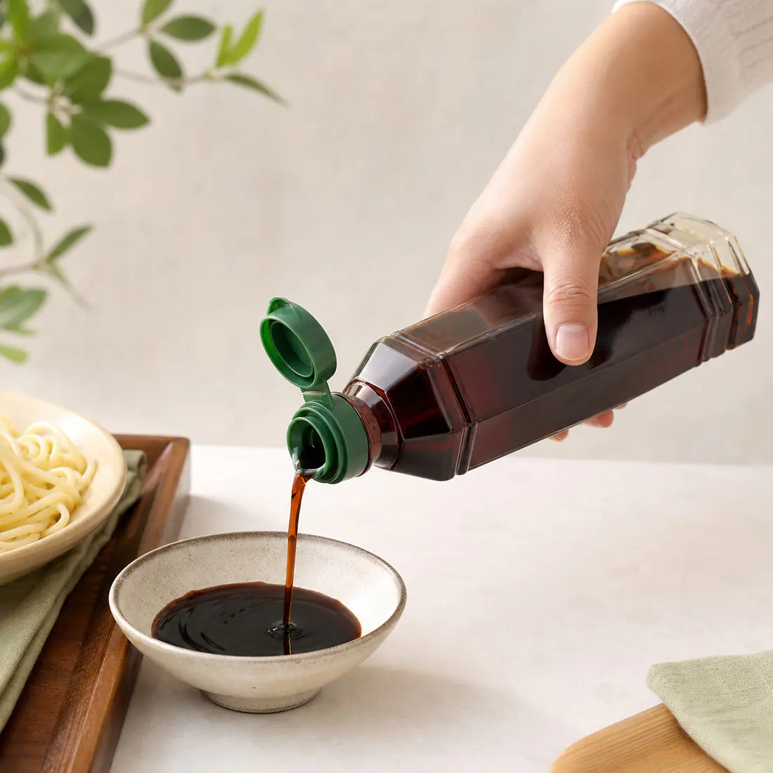 Bouteilles de sauce soja en PET – utilisation pour le conditionnement alimentaire
