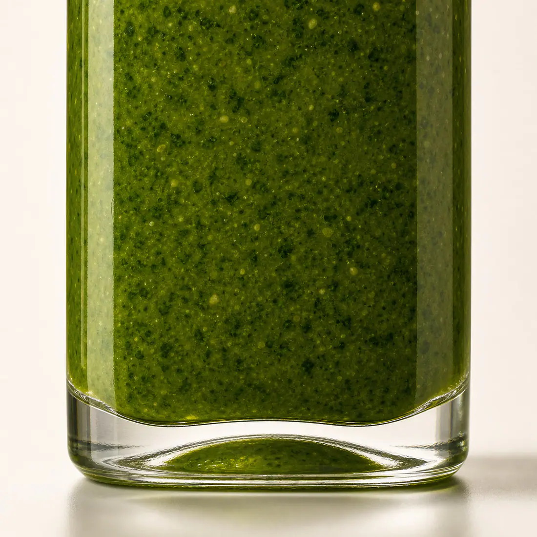 Bouteilles en verre pour condiments en marque propre détail du matériau et de la fabrication