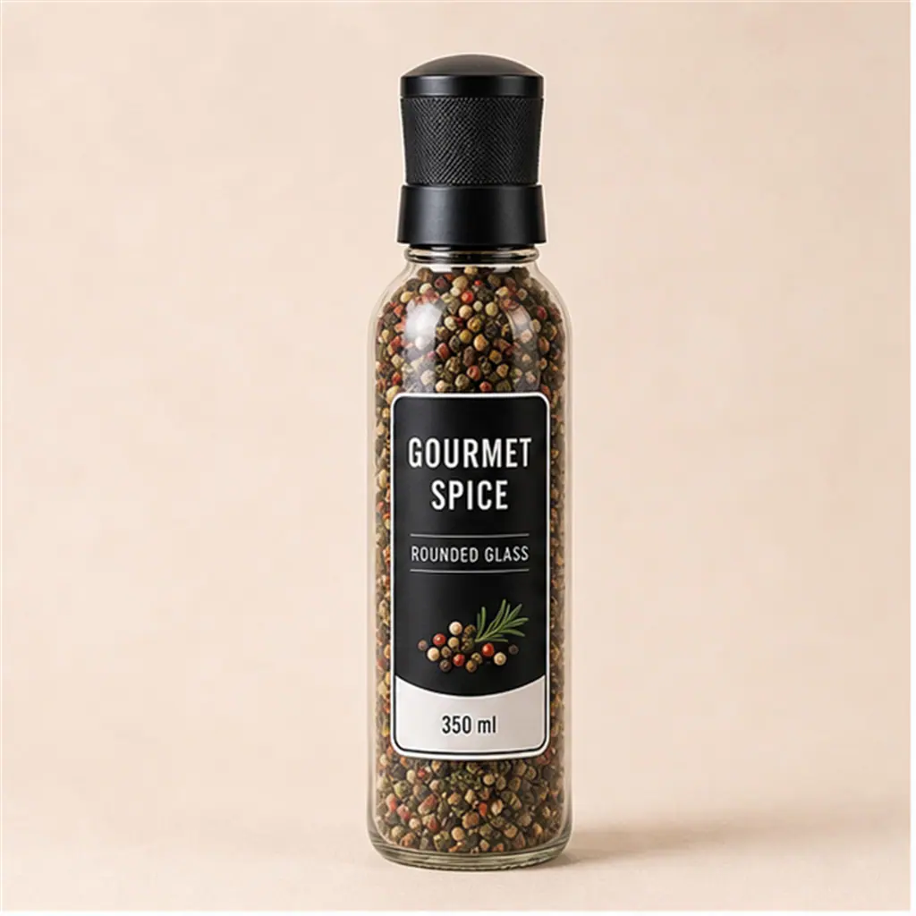 Moulin à épices arrondi en verre 350 ml – produit similaire