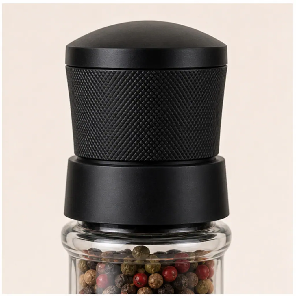 Moulin à poivre élancé 225 ml détail du bouchon et de l'étanchéité