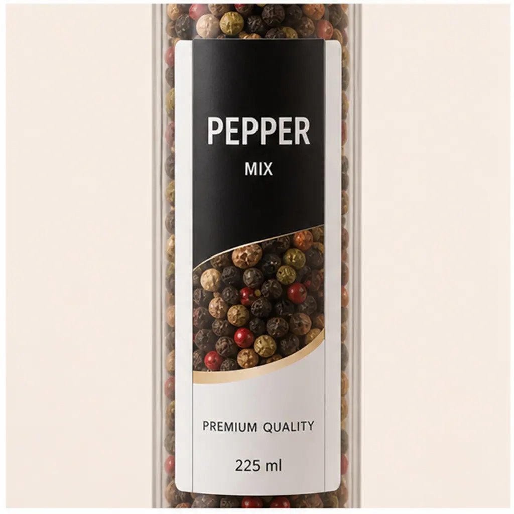 Moulin à poivre élancé 225 ml détail du matériau et de la fabrication