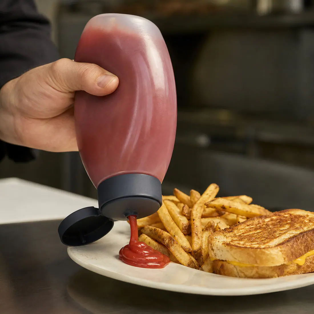 Flacons souples pour sauces épaisses – utilisation pour le conditionnement alimentaire