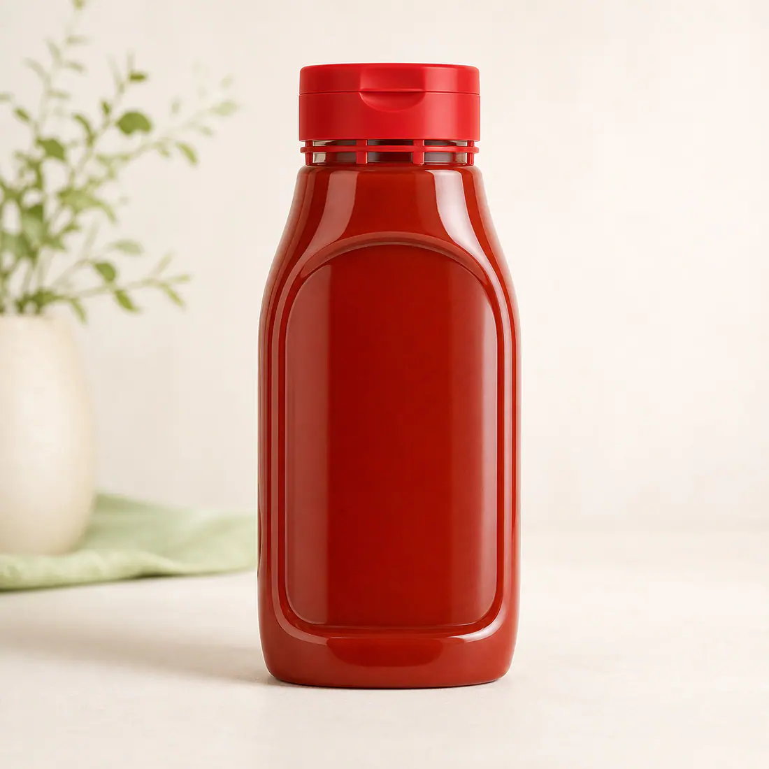 Bouteilles de ketchup avec témoin d'ouverture – produit similaire