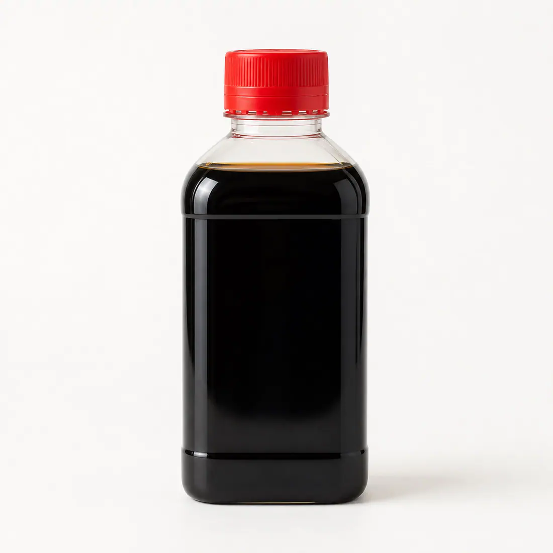 Bouteilles pour condiments liquides avec témoin d'ouverture vue de face pour l'emballage professionnel