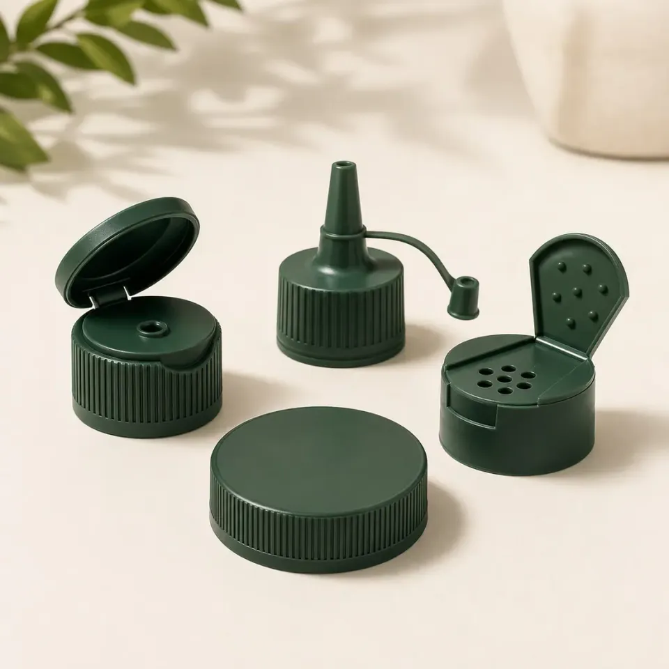 Bouchons et fermetures pour condiments – vue du produit