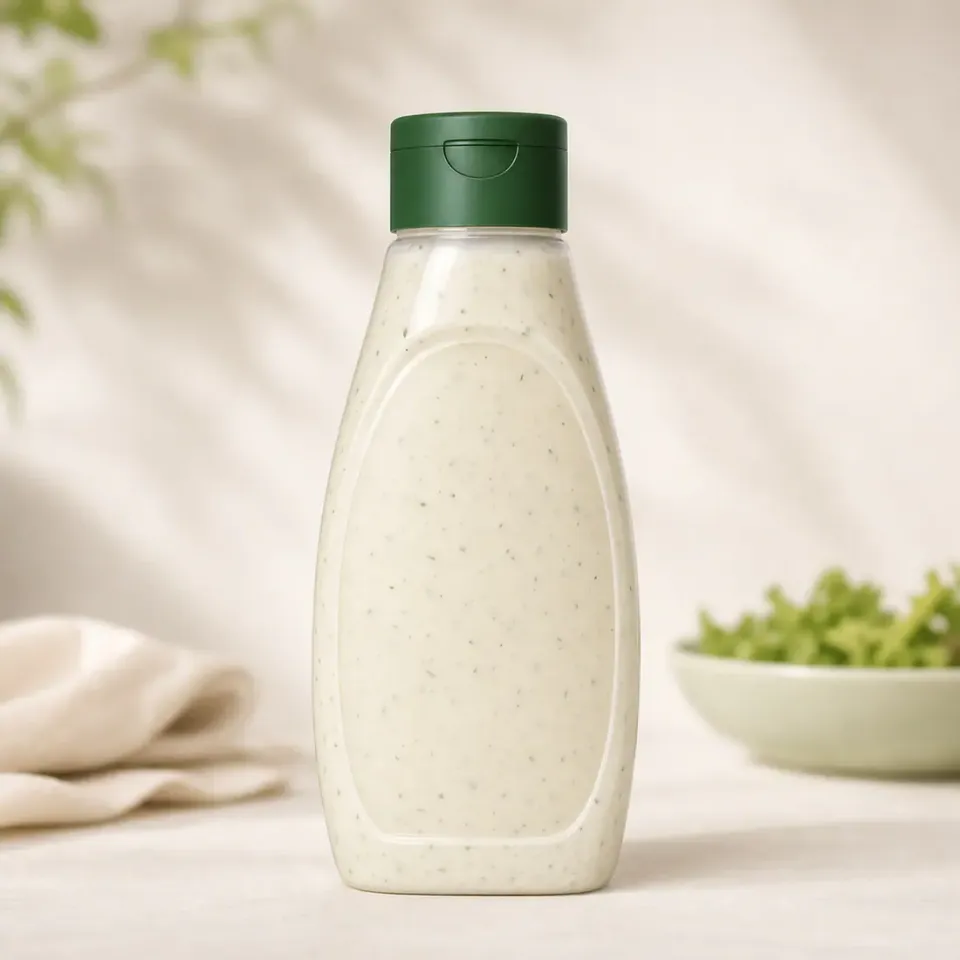 Bouteilles pour vinaigrette avec bouchon Disc-Top – vue du produit