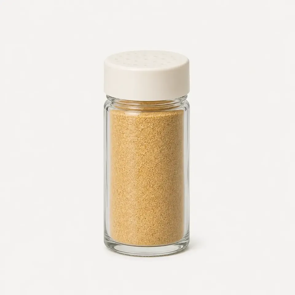 Saupoudreuse en verre pour épices fines – vue du produit