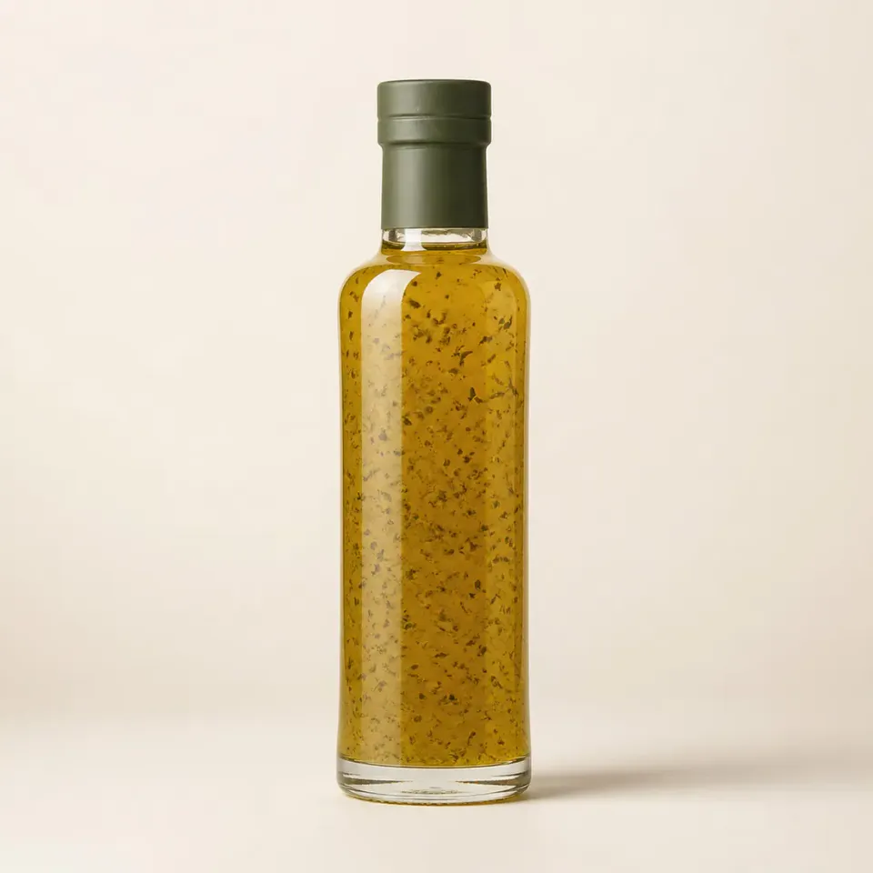 Bouteilles en verre pour marinades et vinaigrettes – vue du produit