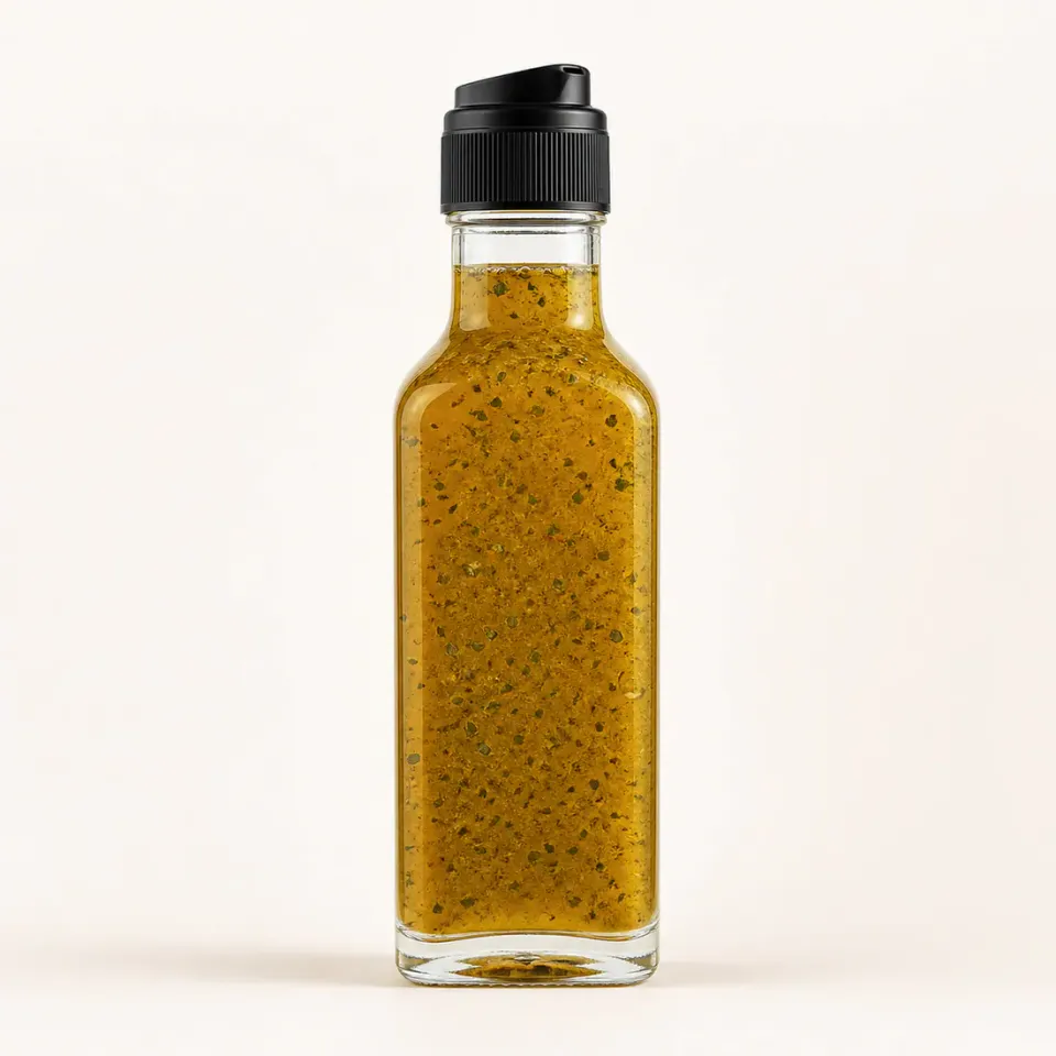 Bouteilles en verre pour vinaigrettes – vue du produit