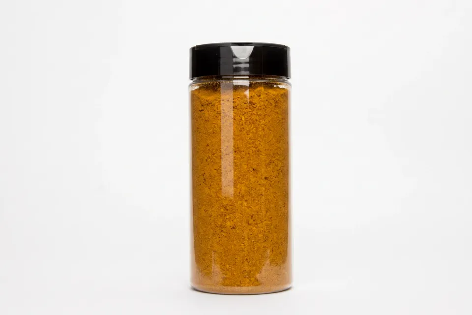 Pot à épices en PET 100 ml avec saupoudreur – vue du produit