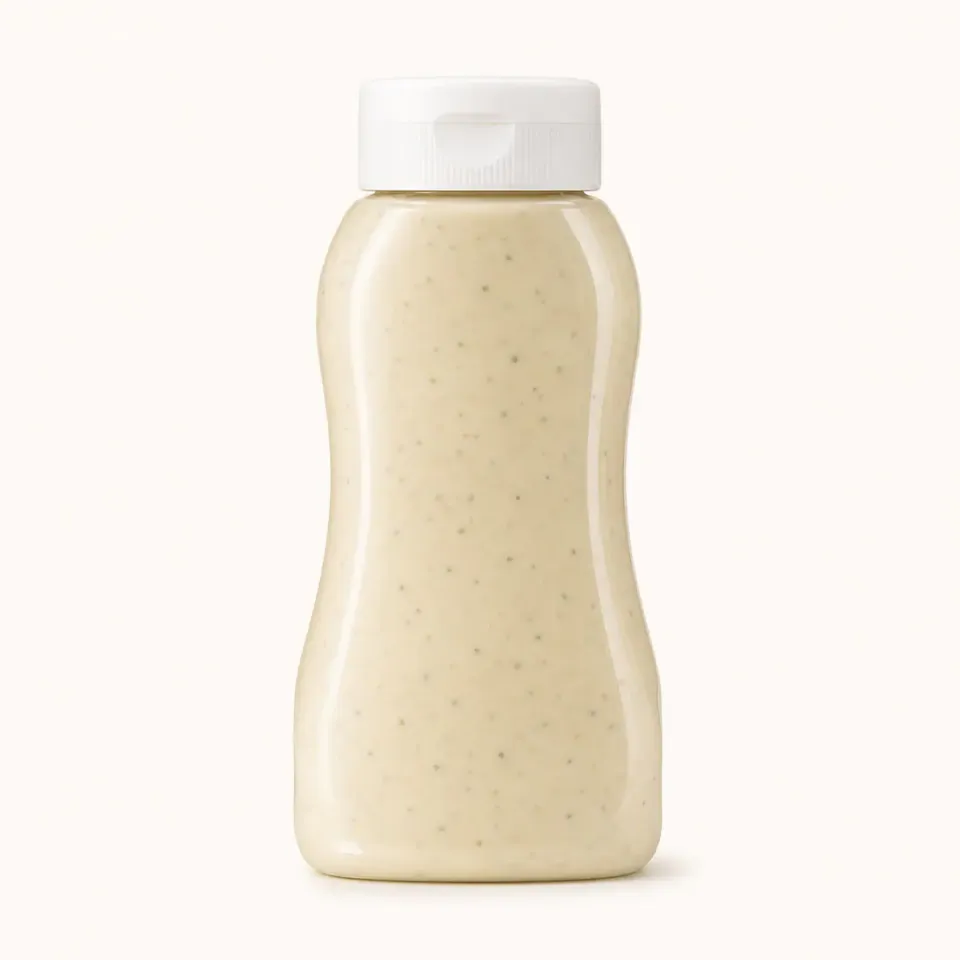 Flacons souples pour vinaigrettes crémeuses – vue du produit